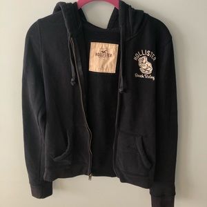 Hollister Jacket Navy Blue and White Beach Relay